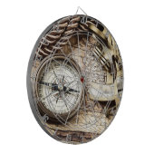 Jeu De Fléchettes boussole nautique côtière d'antiquité de corde de (Devant gauche)