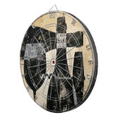 Jeu De Fléchettes Bouteille et verre de vin (Devant droit)