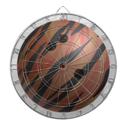 Jeu De Fléchettes Bowling Ball Tiger Orange (Devant)