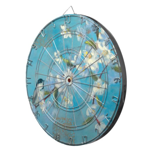 Jeu De Fléchettes Branches fleurissantes (Devant droit)