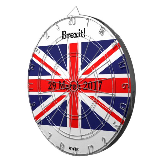 Jeu De Fléchettes Brexit les Anglais (Devant droit)