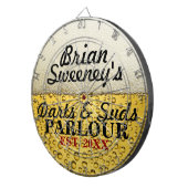 Jeu De Fléchettes Brosse froide personnalisée (Devant droit)