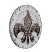 Jeu De Fléchettes Brun la Nouvelle-Orléans de logo de symbole de (Devant gauche)