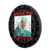 JEU DE FLÉCHETTES ÇA VA TE FAIRE DU MAL, PAS MOI. (Devant droit)