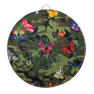 Jeu De Fléchettes camouflage papillon