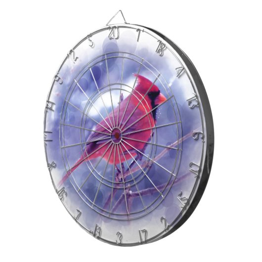 Jeu De Fléchettes Cardinal rouge au Blizzard (Devant droit)