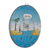 Jeu De Fléchettes Caricature amusante de Shark Volleyball (Devant gauche)