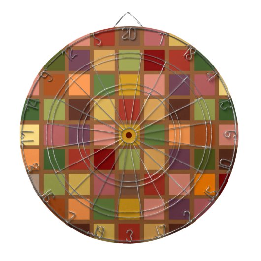 Jeu De Fléchettes Carré d'automne (Devant)