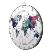 Jeu De Fléchettes carte 6 du monde (Devant droit)