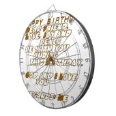 Jeu De Fléchettes Carte d'anniversaire pour un ami chrétien (Devant droit)