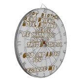 Jeu De Fléchettes Carte d'anniversaire pour un ami chrétien (Devant gauche)