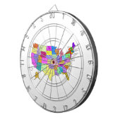 Jeu De Fléchettes Carte des Etats-Unis (Devant droit)