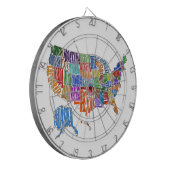 JEU DE FLÉCHETTES CARTE DES USA (Devant gauche)