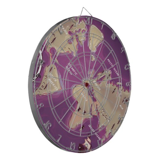 Jeu De Fléchettes Carte du monde (Devant gauche)