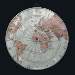 Jeu De Fléchettes Carte exécutive du monde<br><div class="desc">Avec son antiquité-style des tons assourdis,  il regarde simplement renversant et plutôt élégant.</div>