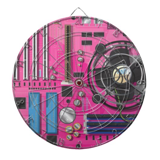 Jeu De Fléchettes Carte mère de l'ordinateur (Devant)