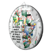 Jeu De Fléchettes Célébration de l'Afrique dans le design des drapea (Devant droit)