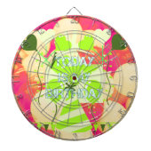 Jeu De Fléchettes Célébrer Mes Bénédictions Joyeuses d'Anniversaire (Devant)