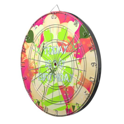 Jeu De Fléchettes Célébrer Mes Bénédictions Joyeuses d'Anniversaire (Devant droit)