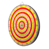 Jeu De Fléchettes Cercles Concentrés Colorés Tableau noir (Devant droit)