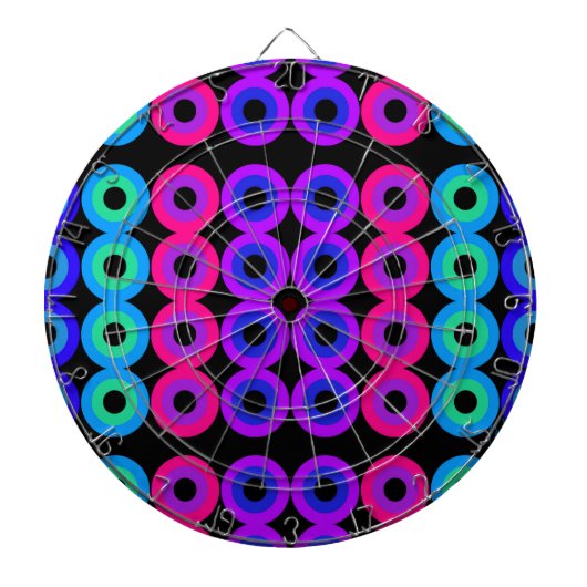 Jeu De Fléchettes Cercles de néon (Devant)
