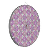 Jeu De Fléchettes Cercles rose et violet motif (Devant gauche)