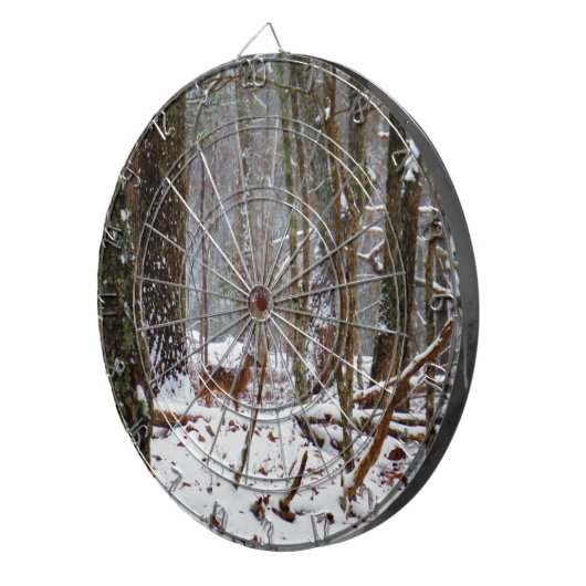 Jeu De Fléchettes Cerf dans la chute de neige (Devant droit)