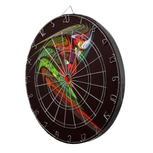 Jeu De Fléchettes Chameleon Art Abstrait (Devant droit)