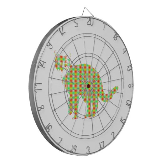 Jeu De Fléchettes Chat à motifs (Devant gauche)