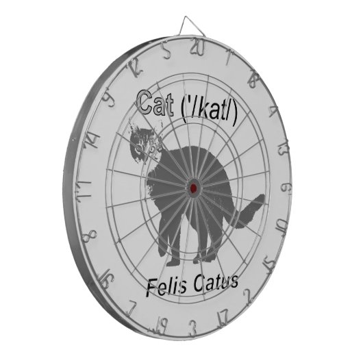 Jeu De Fléchettes Chat Felis Catus (Devant gauche)