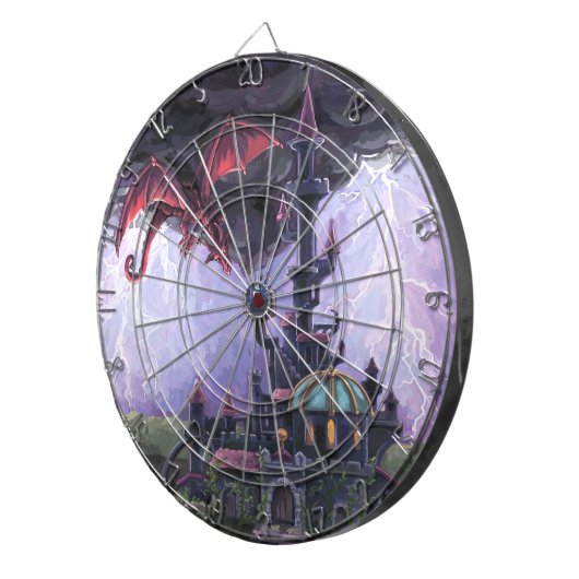 Jeu De Fléchettes Château de dragon (Devant droit)