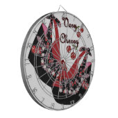 Jeu De Fléchettes Chaussures RAB Rockabilly Very Cherry (Devant gauche)