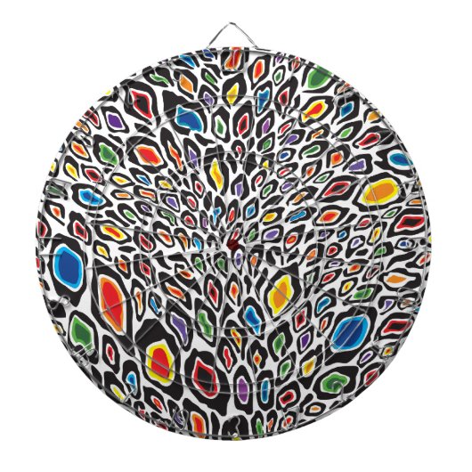 Jeu De Fléchettes Cheetah psychédélique (Devant)