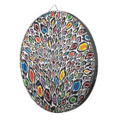 Jeu De Fléchettes Cheetah psychédélique (Devant droit)