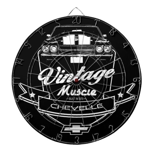 Jeu De Fléchettes Chevelle vintage (Devant)