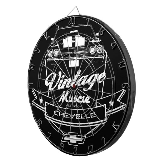 Jeu De Fléchettes Chevelle vintage (Devant droit)