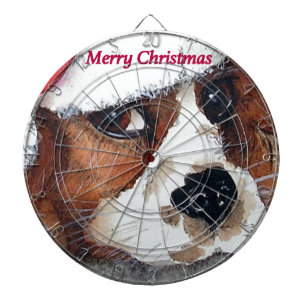Jeu De Fléchettes Chien de chiot de Noël