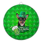 Jeu De Fléchettes Chihuahua Chien Chiot Chiot St. Patrick's Day Clov (Devant)