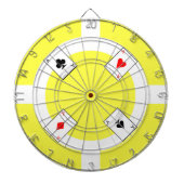 Jeu De Fléchettes Chip de poker - Jaune (Devant)