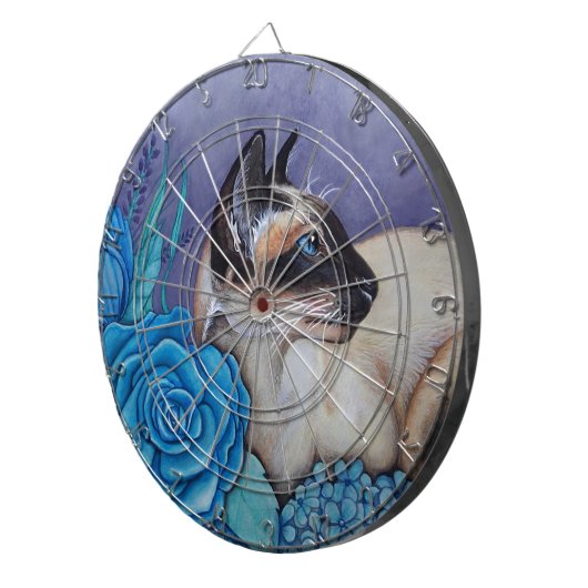 Jeu De Fléchettes Chocolat Siamese Point (Devant droit)