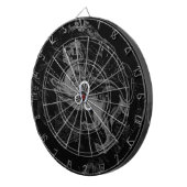 Jeu De Fléchettes Chrome Comme Leo Zodiac Constellation Carte Heveli (Devant droit)