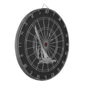 Jeu De Fléchettes Chromes Like Sailboat on Carbon Fiber (Devant gauche)