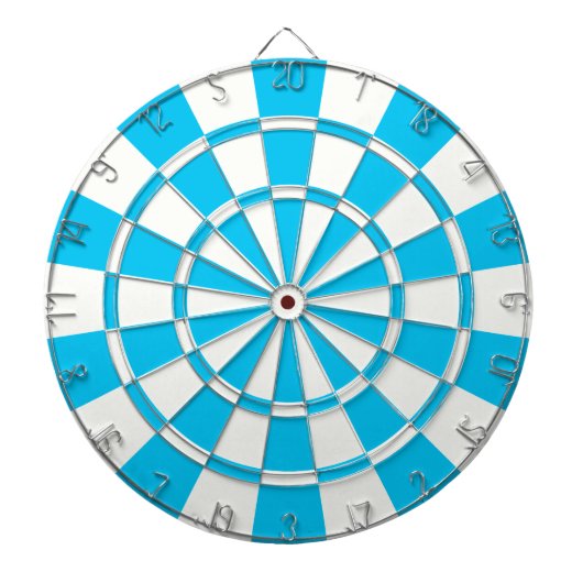 Jeu De Fléchettes Ciel bleu et blanc (Devant)