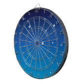 Jeu De Fléchettes Ciel nocturne étoilé bleu profond (Devant droit)