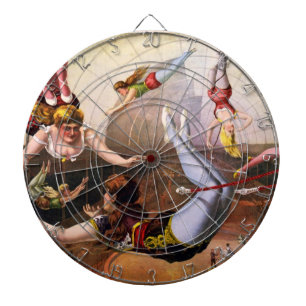 JEU DE FLÉCHETTES CIRCUS DARTBOARD - GIFTS VINTAGES - JEUX - JOUER