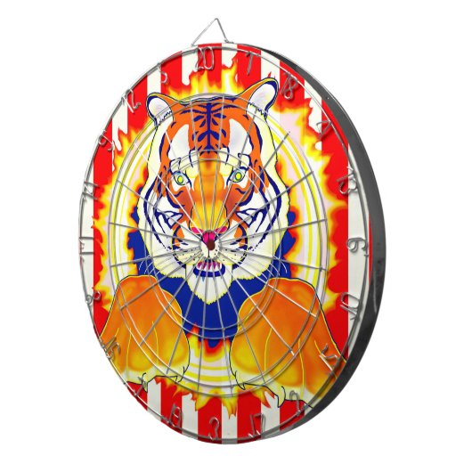Jeu de fléchettes Circus Tiger (Devant droit)