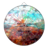 Jeu De Fléchettes Citation inspirationnelle de Gandhi sur l'amour, l (Devant)