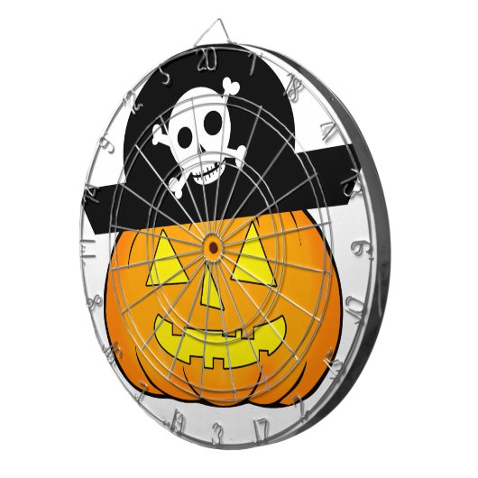Jeu De Fléchettes citrouille pirate (Devant droit)