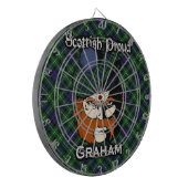 Jeu De Fléchettes Clan écossais Graham Tartan Darboard (Devant gauche)