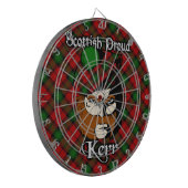 Jeu De Fléchettes Clan écossais Kerr Tartan Darboard (Devant gauche)